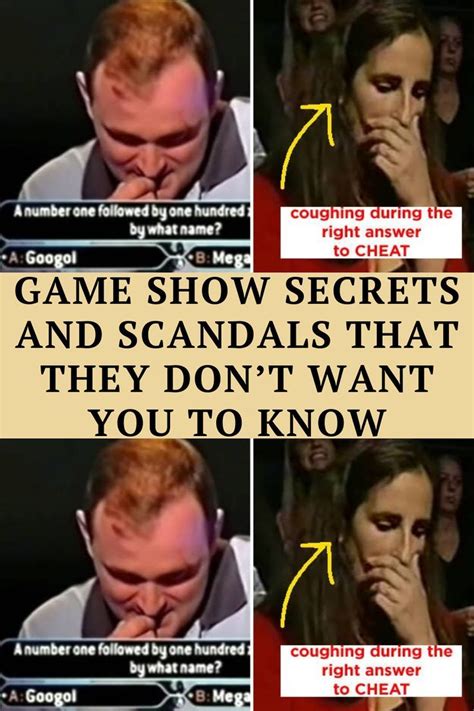 GAME SHOW SECRETS AND SCANDALS THAT THEY DON’T WANT YOU TO KNOW | Game ...