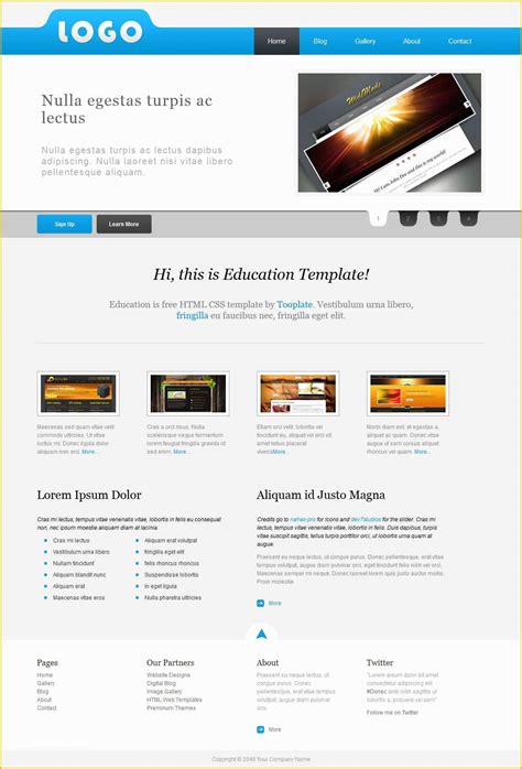 59 Free HTML Css Templates | Heritagechristiancollege