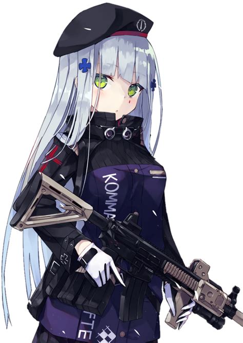 HK416 (Girls Frontline) Render 081 by Yamyumchann on DeviantArt