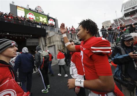 Ohio State Football Quarterback C J Stroud A Heisman Trophy Finalist