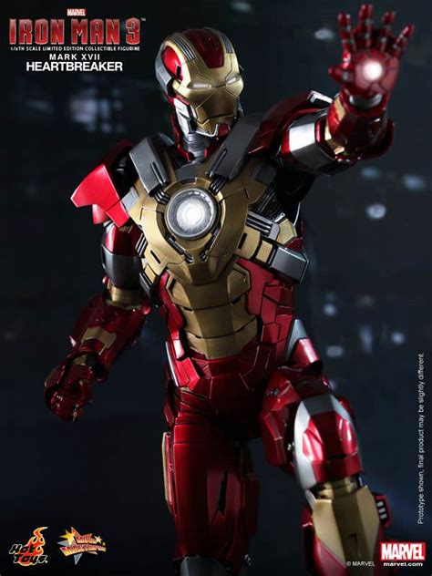 Hot Toys MMS 212 Iron Man 3 Mark XVII Heartbreaker Armor Hot Toys Complete Checklist