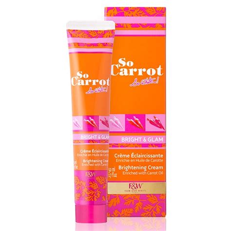 Fair And White So Carrot Crème Éclaircissante 50 Ml Senegal Beauty