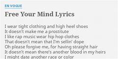 En Vogue Free Your Mind Lyrics