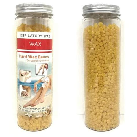 400g Hard Wax Beans Brazilian Waxing Bead Bottle Stripless Bikini Hair Removal Honey Size