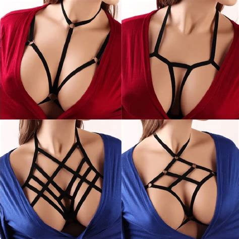 Sexy Schwarz K Rper Harness Bondage Brust Sex Spielzeug F R Womern Erotische Dessous G Rtel