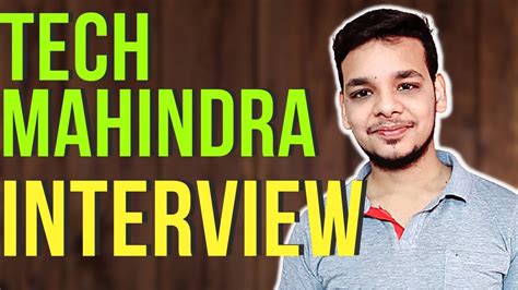 Tech Mahindra Technical Interview For Freshers Tech Mahindra