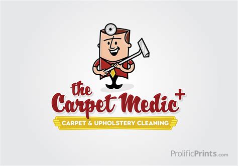 Brothers Carpet Cleaning Mascot Logo Design Prolific Brand Design