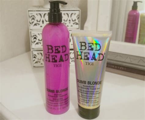 Tigi Bed Head Dumb Blonde Range For Chemically Treated Hair Beautiful Solutions
