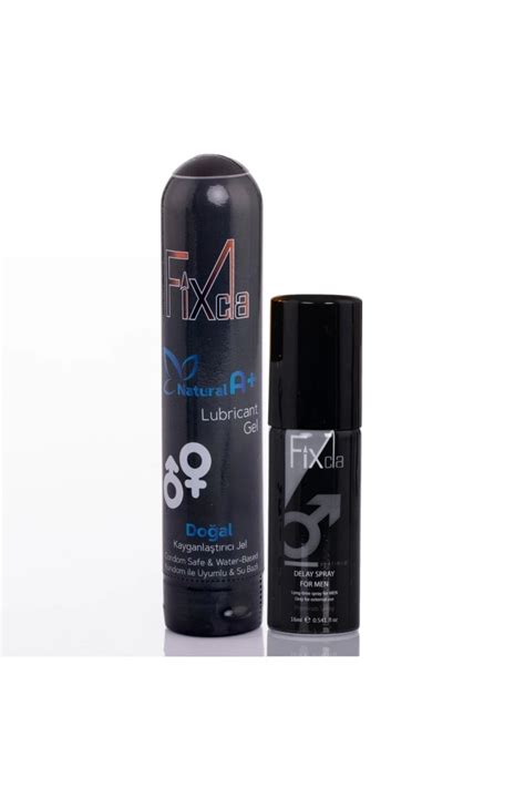 FixCla Kayganlaştırıcı Anal Jel 125 ml Geciktrici Sprey 16 ml Made In