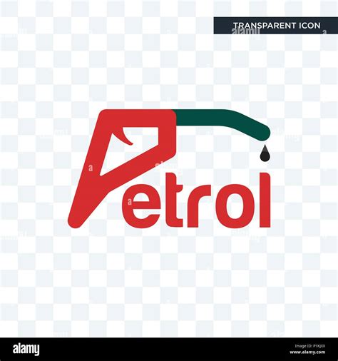 Petrol Vector Icon Isolated On Transparent Background Petrol Logo