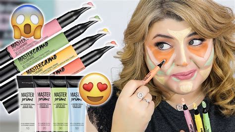 ТЕСТИРУЮ ЦВЕТНЫЕ НОВИНКИ Maybelline / ПРАЙМЕРЫ, КОРРЕКТОРЫ, ЛАЙНЕРЫ ...