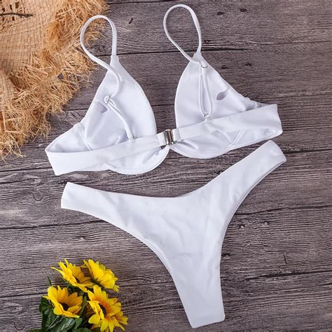 Cikini Hot Sexy Cross Bikinis Women Swimwear Bathing Suit Push Up Bikini Swimsuit Alibaba