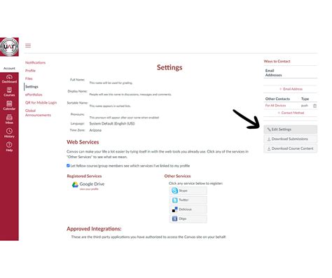 how to add pronouns in canvas