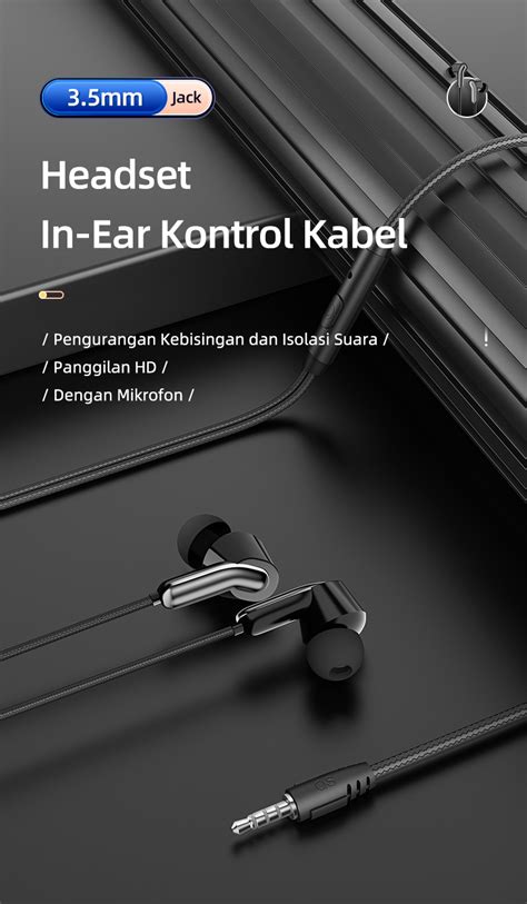 Jual HOT BASIKE Headset Kabel Gaming Music In Ear Bass Handsfree Earphone For Samsung Xiaomi