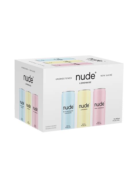 Nude Lemonade Mixer 12 Cans Coolers Parkside Liquor Beer Wine