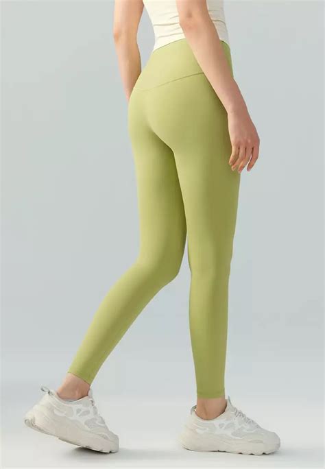 Buy Happy Fridays Nude Breathable Yoga Tights No Front Crotch Line Dsg Dsp Online