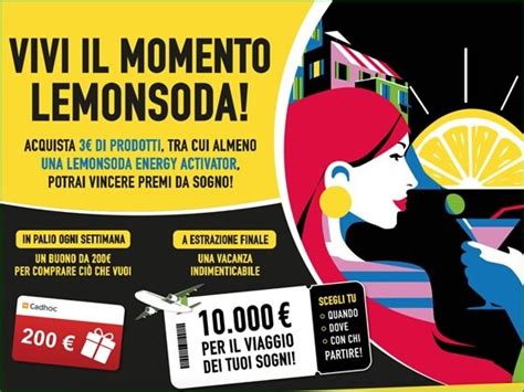 Vinci Un Viaggio Con Lemonsoda Concorsi A Premio Soldissimi It