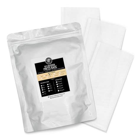 Gutenbergs Dank Pressing Co 4 X 7 Rosin Bags 50 Micron Pack Of 50