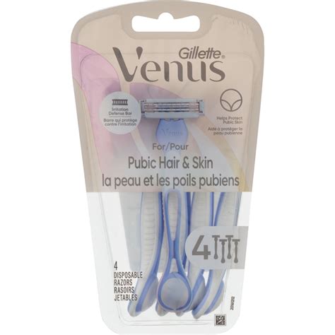 gillette venus for pubic hair & skin razor