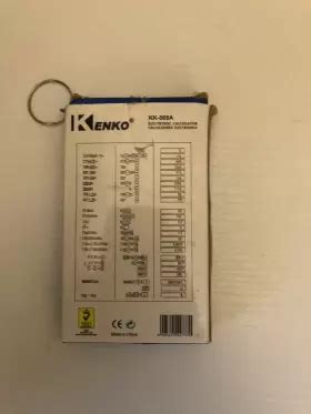KK-568A KENKO Calculator Keychain Pocket
