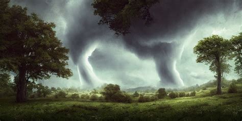 Stable Diffusion Prompt A Tornado In A Beautiful Scenic Prompthero