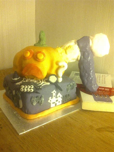Murder Mystery Halloween Cake