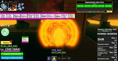 Blox Fruit Lv2400 Unverified Buddha Fruit All Skills Unlocked