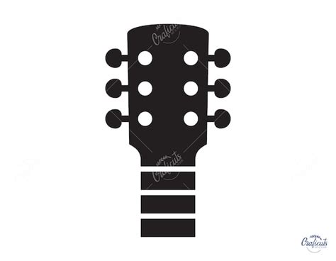 Guitar Svg Guitar Headstock Clip Art Instant Digital Etsy