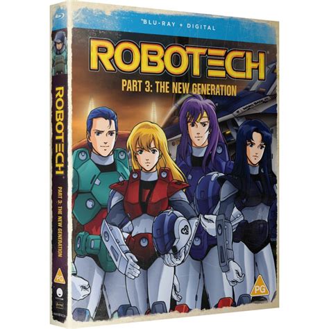 Robotech Part The New Generation Blu Ray Digital Copy