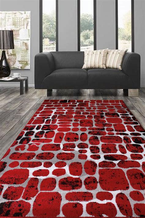 Atlanta Modern Rug Red Rugs Free Shipping Available