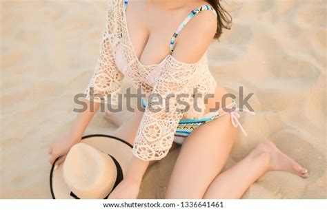 Sexy Asian Girl Pink Bikini Japanese Stock Photo 1336641461 Shutterstock