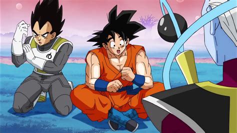 Goku Y Vegeta Se Comen Toda La Pizza De Bills Dragon Ball Super Youtube