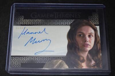 Game Of Thrones Hannah Murray Gilly Valyrian Autograph Card