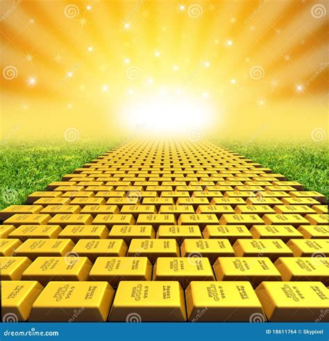 Paved With Gold Stock Images Image 18611764