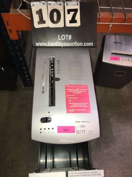 Fellowes Sb 97cs Paper Shredder Bentley And Associates Llc