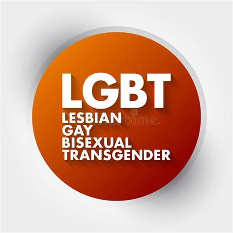 LGBT Lesbian Gay Bisexual Transgender Acronym Concept Background