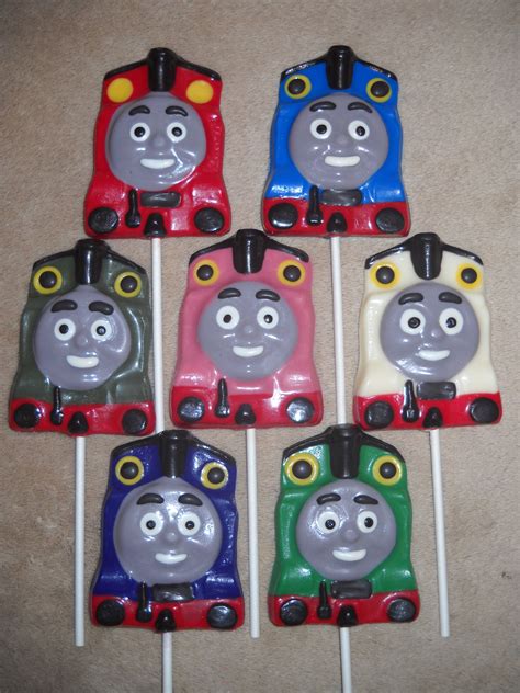 Thomas The Train Chocolate Lollipops Castlerockchocolates At