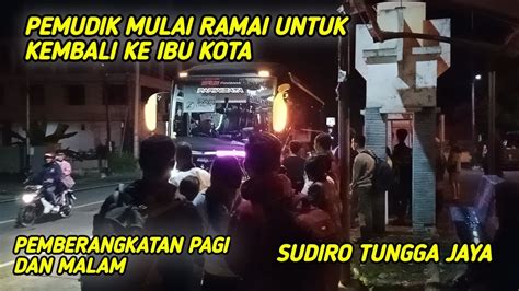 SUDAH MULAI RAMAI PENUMPANG ARUS BALIK LEBARAN ANGKATAN PAGI DAN