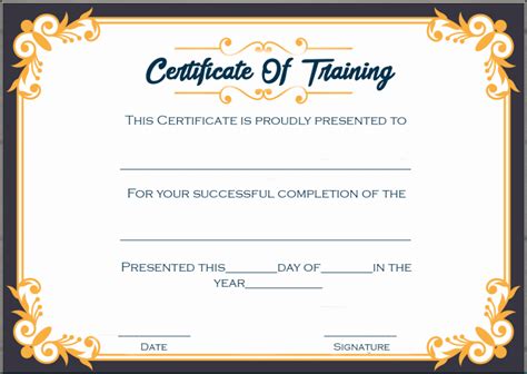 training completion certificate template sample bogiolo