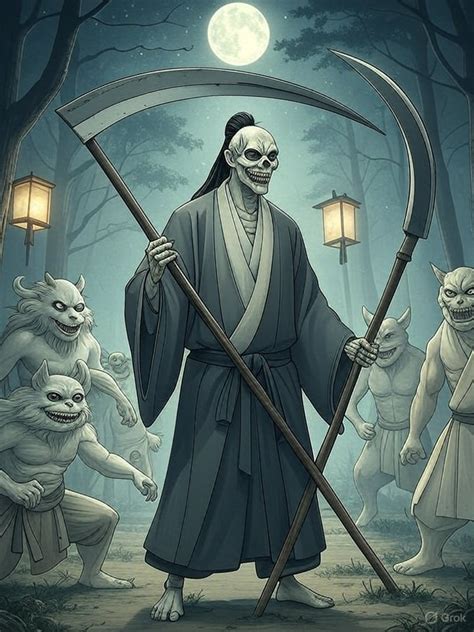 shinigami  japanese god  death japanese mystical creatures