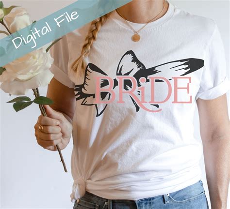 Bride Bow SVG Bride SVG Bow SVG Wedding Bow Svg Bride to - Etsy
