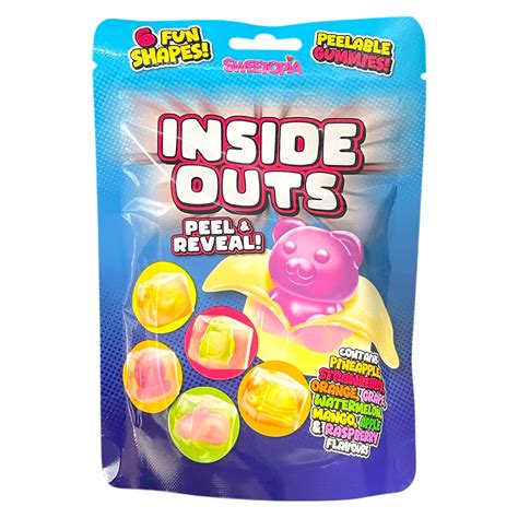 Sweetopia Inside Outs - Fun Peelable Gummies - 100g Bag