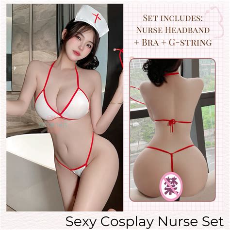 Cosplay Nurse Costume Role Play Costume Lingerie Set Baju