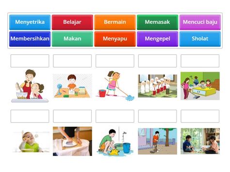 aktivitas sehari hari match