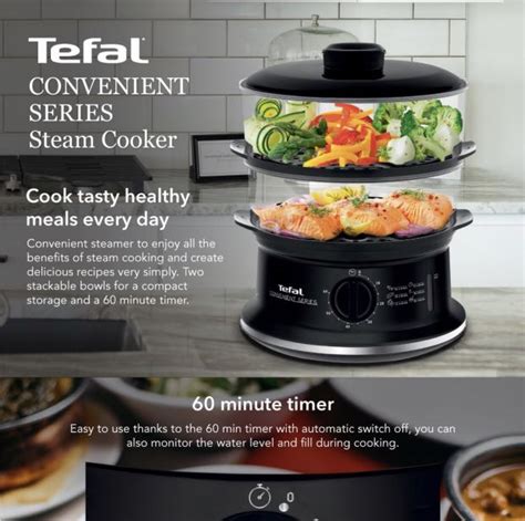 Tefal VC1401 Food Steamer TV Home Appliances Kitchen Appliances