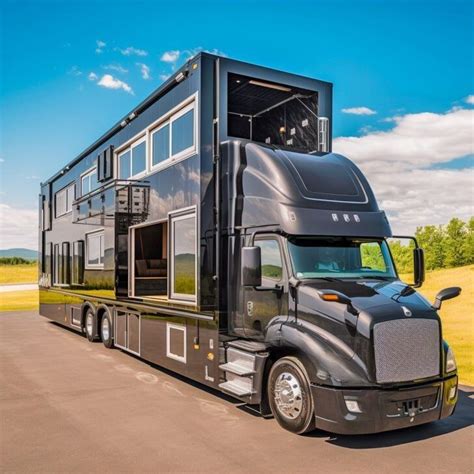 On The Go Opulence Explore The Lap Of Luxury In Semi Truck Rvs With