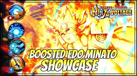 Boosted Edo Minato Namikaze Solo Gameplay Showcase Naruto X Boruto