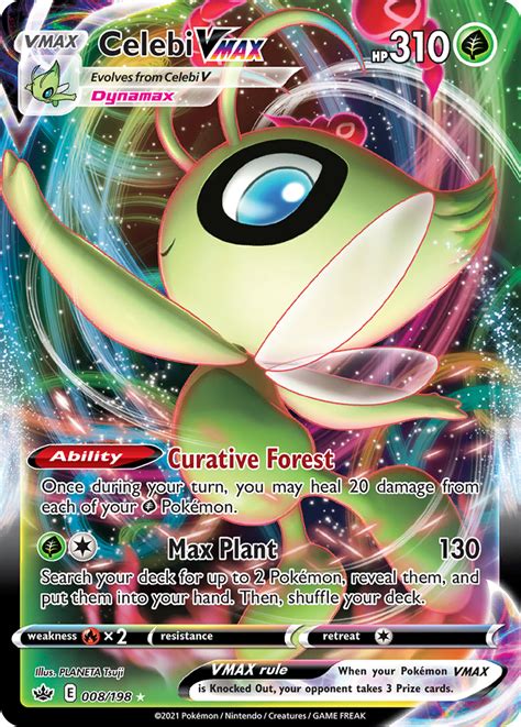 Bestudeer De Huidige Waarde Van Uw Celebi Vmax Pokemon Kaart Van