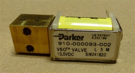 NEW PARKER VSO MINIATURE PROPORTIONAL VALVE 910 000093 002 13 5VDC L5M