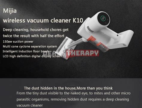 Xiaomi MIJIA Wireless Vacuum Cleaner K10 - Deals Therapy